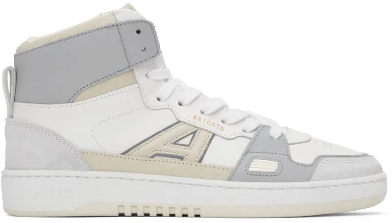 Axel Arigato Gray & White A-Dice Hi WHITE/BEIGE/GREY (F0428003)