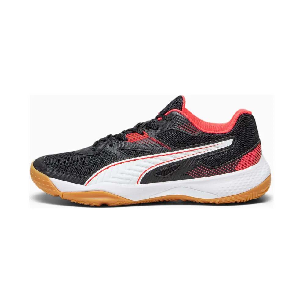 Puma Solarflash II Hallen-Sportschuhe Weiß/Rosa/Schwarz (106882-06)