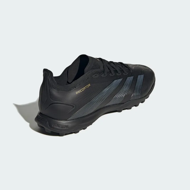 Adidas Predator League Turf Soccer “Core Black / Carbon / Gold Metallic” (IF6377)