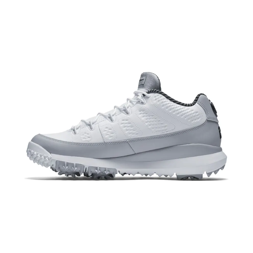 Jordan 9 Retro Golf Cleat Wolf Grey White/Black-Wolf Grey (833798-103)