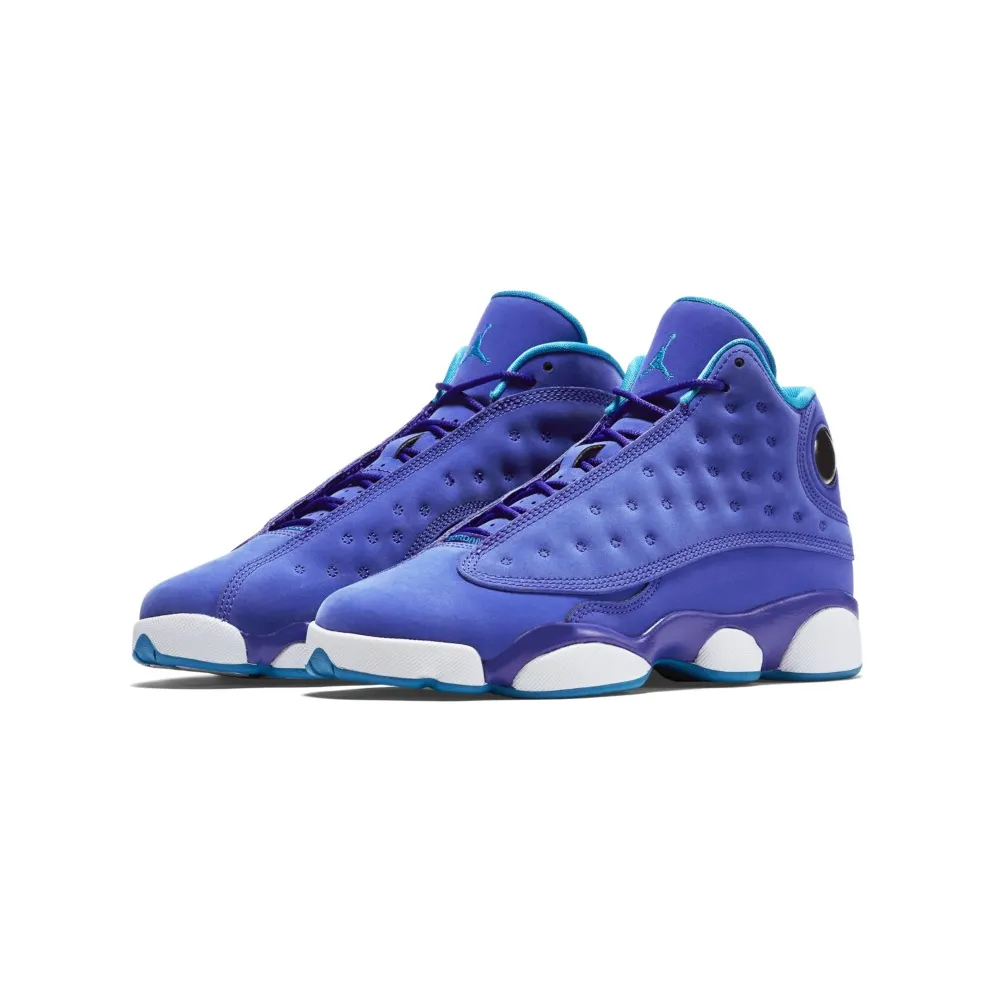 Jordan 13 Retro Hornets (GS) Varsity Purple/Orion Blue-White (824246-405)