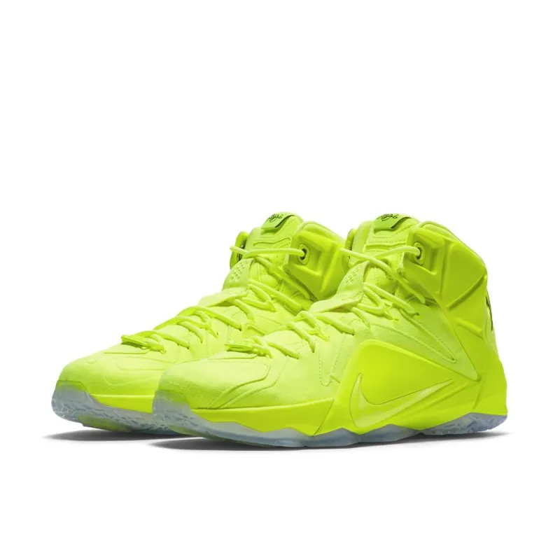Nike LeBron 12 EXT Tennis Ball Volt/Volt-White-Black (748861-700)