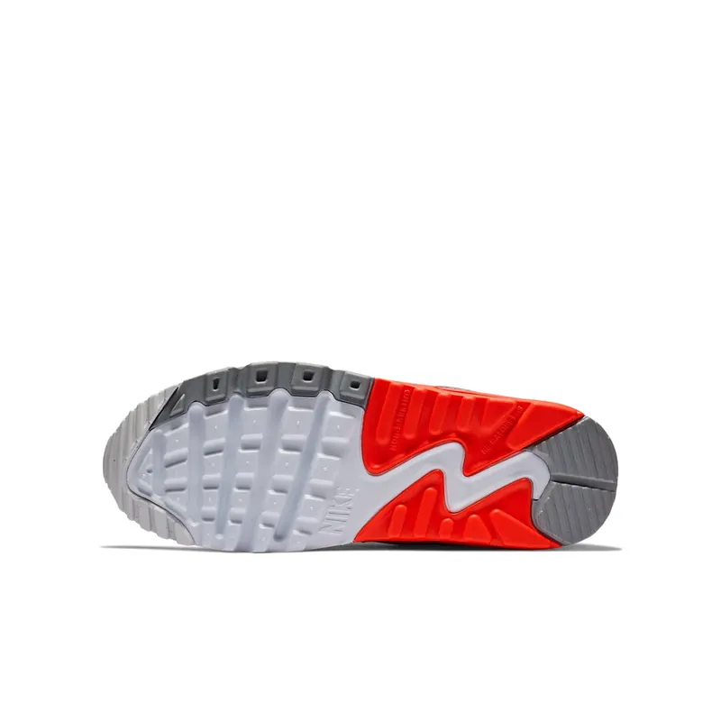 Nike Air Max 90 LTR Dark Grey Bright Crimson (GS) Black/Wolf Grey/Bright Crimson (833412-024)