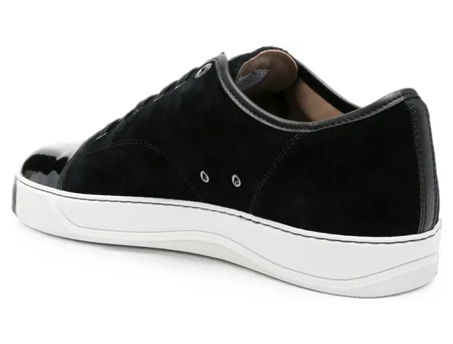 Lanvin DBB1 Patent-toe Suede “Black” (FM-SKDBB1 VBAL-P15- 10) (3)