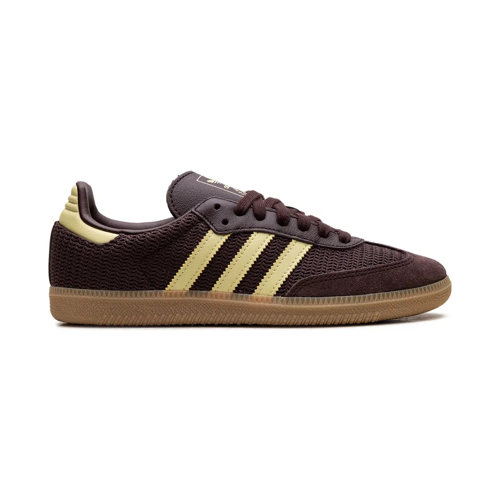 Adidas Samba OG “Shadow Brown Powder Yellow” (JR8167)