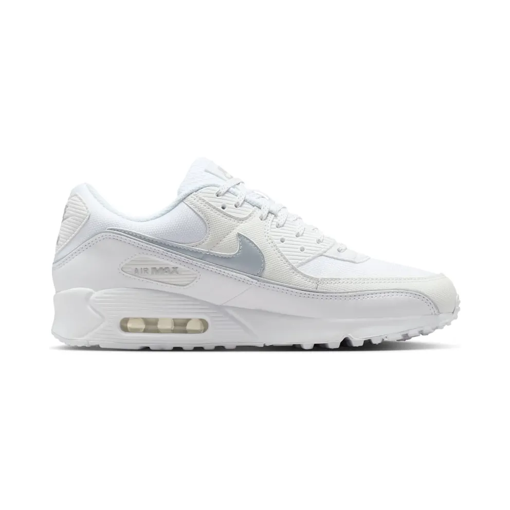 Nike Air Max 90 Premium “White Metallic Silver Reflective” (HV4517-100)