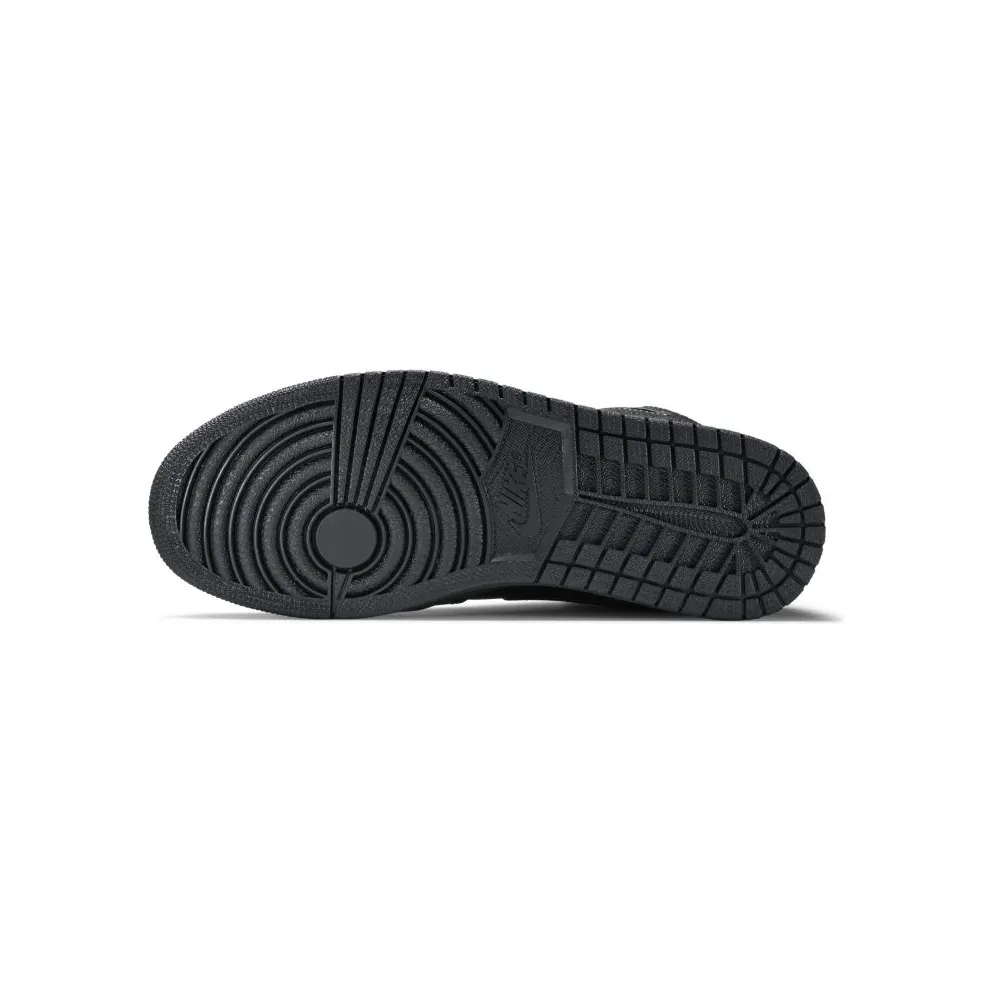 Jordan 1 Retro Mid Black Black/Black/Black (554724-030)