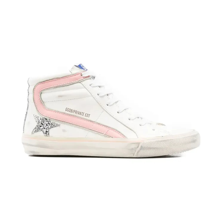 Golden Goose Star Slide met glitters “White” (GWF00115F004983)