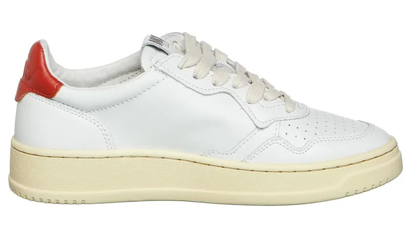 Autry Medalist Low Leather / Leather White / Rust (AULWLL48) (5)