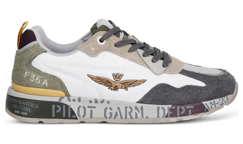 Aeronautica Militare logo-embroidered panelled “White” (261SC0276UCT03546)