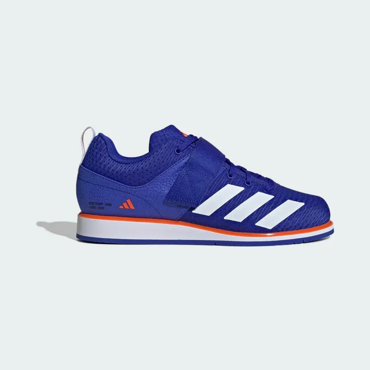 Adidas Powerlift 5 Weightlifting Lucid Blue / Cloud White / Impact Orange (IH8237)