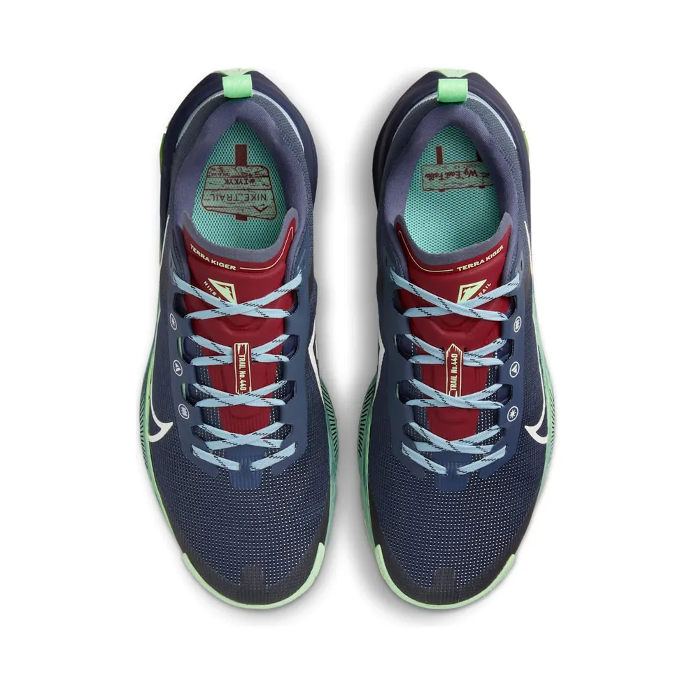 Nike React Terra Kiger 9 Thunder Blue Vapor Green Light Armory Blue Summit White (DR2693-403)