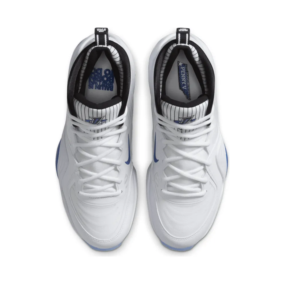 Nike Air Penny 5 Orlando Home White/Black-Varsity Royal (CN0052-100)