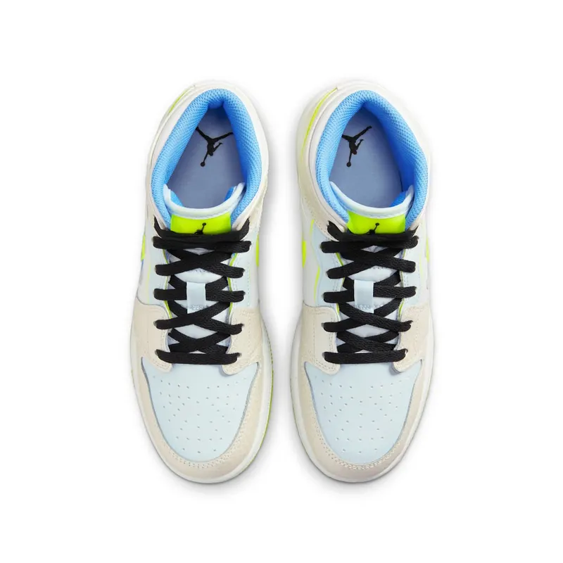 Air Jordan 1 Mid SE GS “Warped Swoosh'” (DV1314-017)