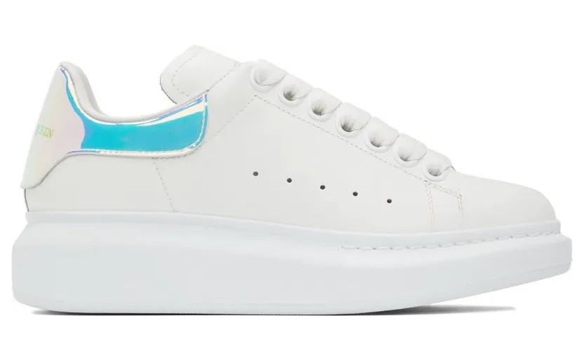 Alexander McQueen SSENSE Exclusive Off-White Holographic Oversized Sneakers (561726WHVI5) (6)