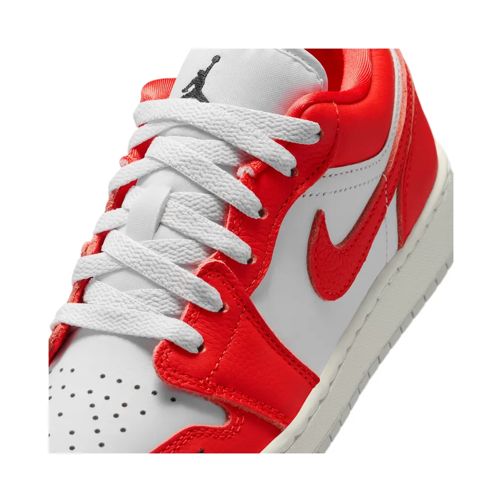 Nike Air Jordan 1 Low SE “Pure Platinum / Summit White / Black / Chile Red” (II1257-002)