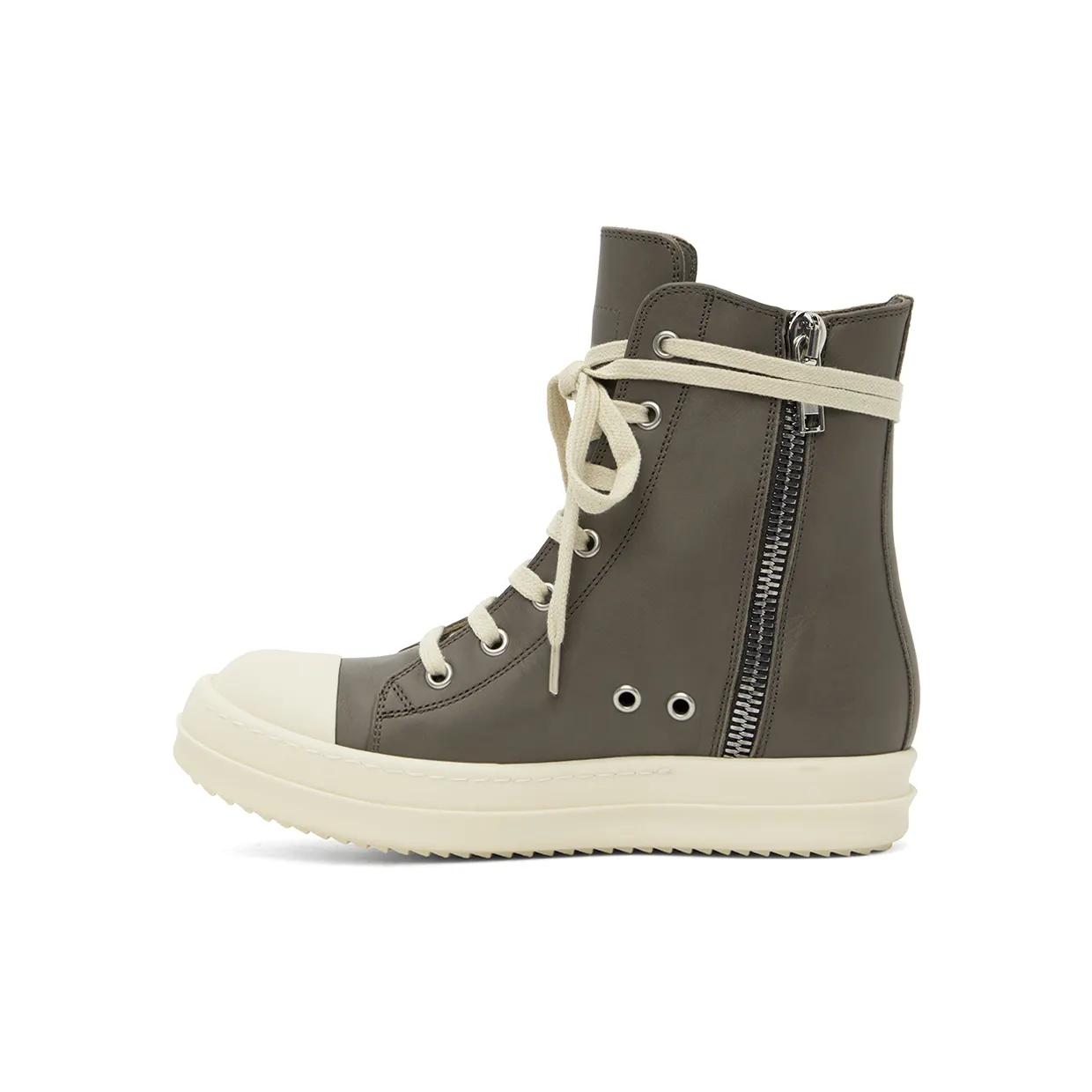 Rick Owens Gray Strobe Sneakers (RP02B6890 LCG) (3)