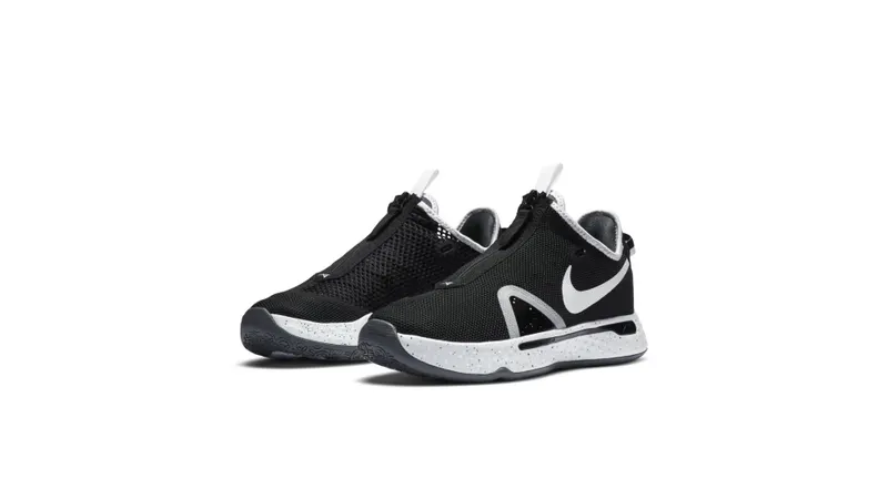 Nike PG 4 Team Black White Black/Pure Platinum-White (CK5828-002)