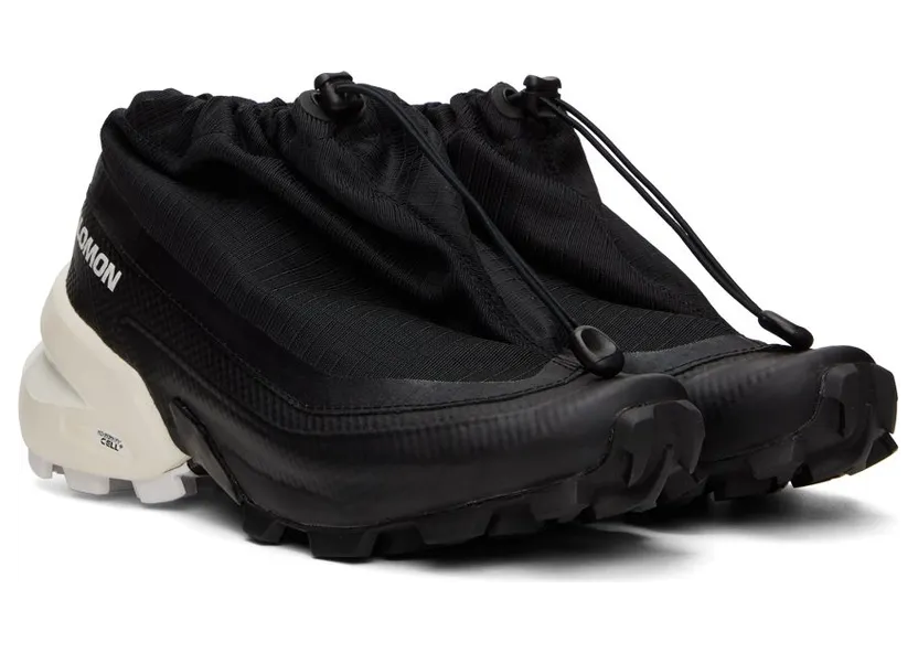 Maison Margiela Black Salomon Edition Cross Low H9426 Magnet/Black/V (S66WS0080 P5133) (4)