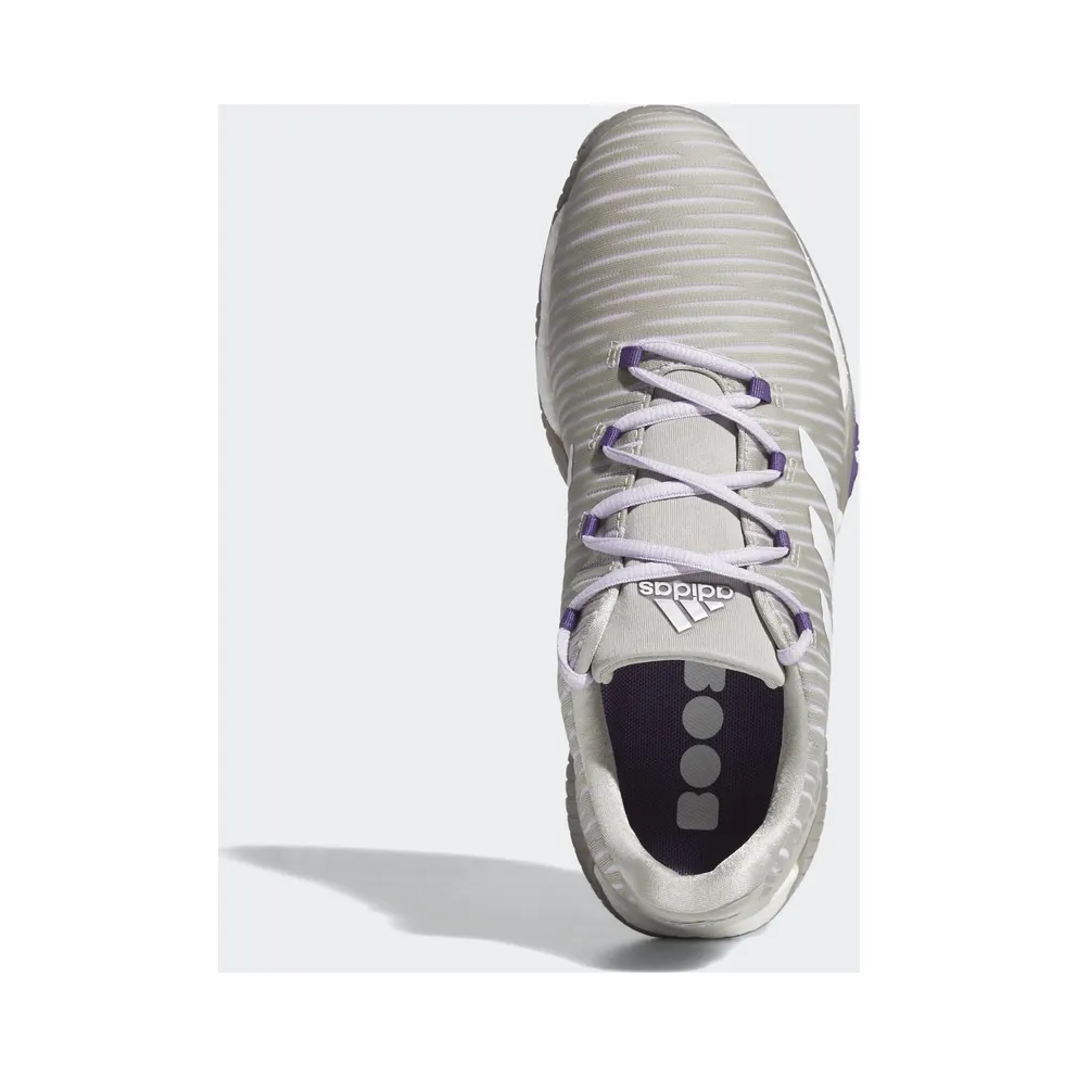 Adidas CodeChaos Golf Shoes Metal Grey / Crystal White / Purple Tint (EE9340)