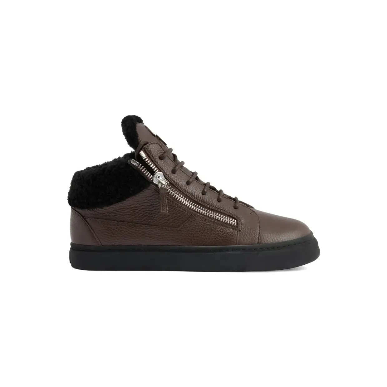 Giuseppe Zanotti Kriss leren met rits “Brown” (RM60022H03)