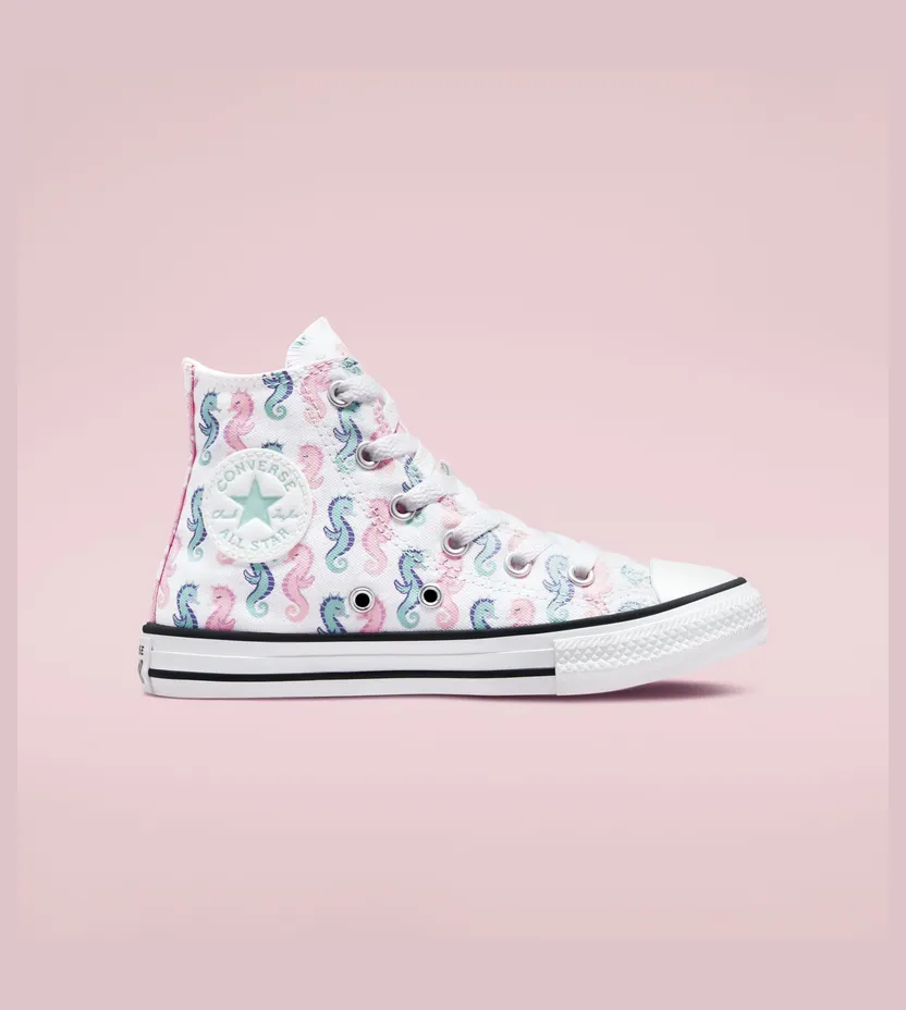 Converse Chuck Taylor All Star Seahorses Wit/storm Pink/light Dew (372871C)