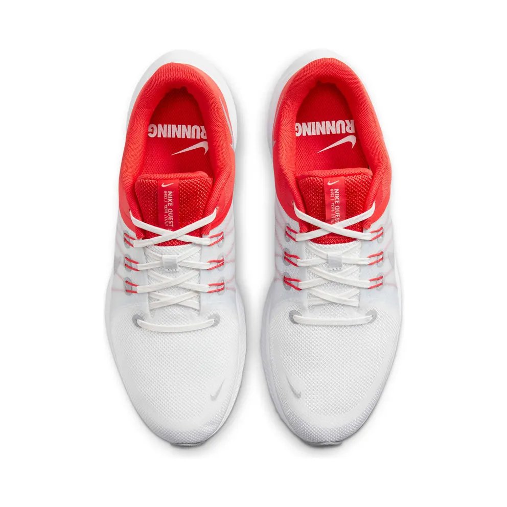 Nike Quest 4 White Chile Red (DA1105-100)
