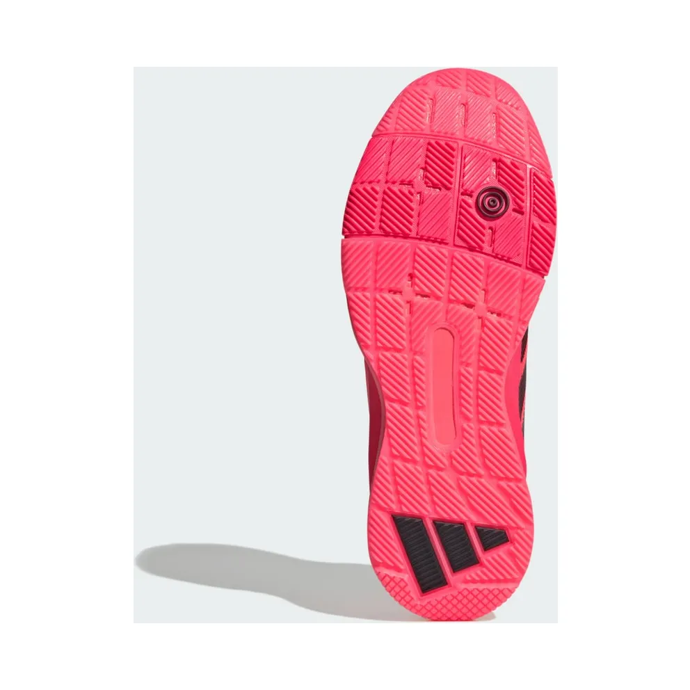 Adidas Crazyquick Padel Shoes Solar Turbo / Core Black / Lucid Red (KI3587)