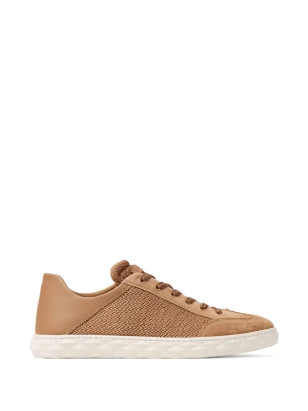Jimmy Choo Diamond Flex Midnight Mix Sneakers aus Leder und strukturiertem Air Mesh – Blau (DIAMONDFLEXCMDKZ)
