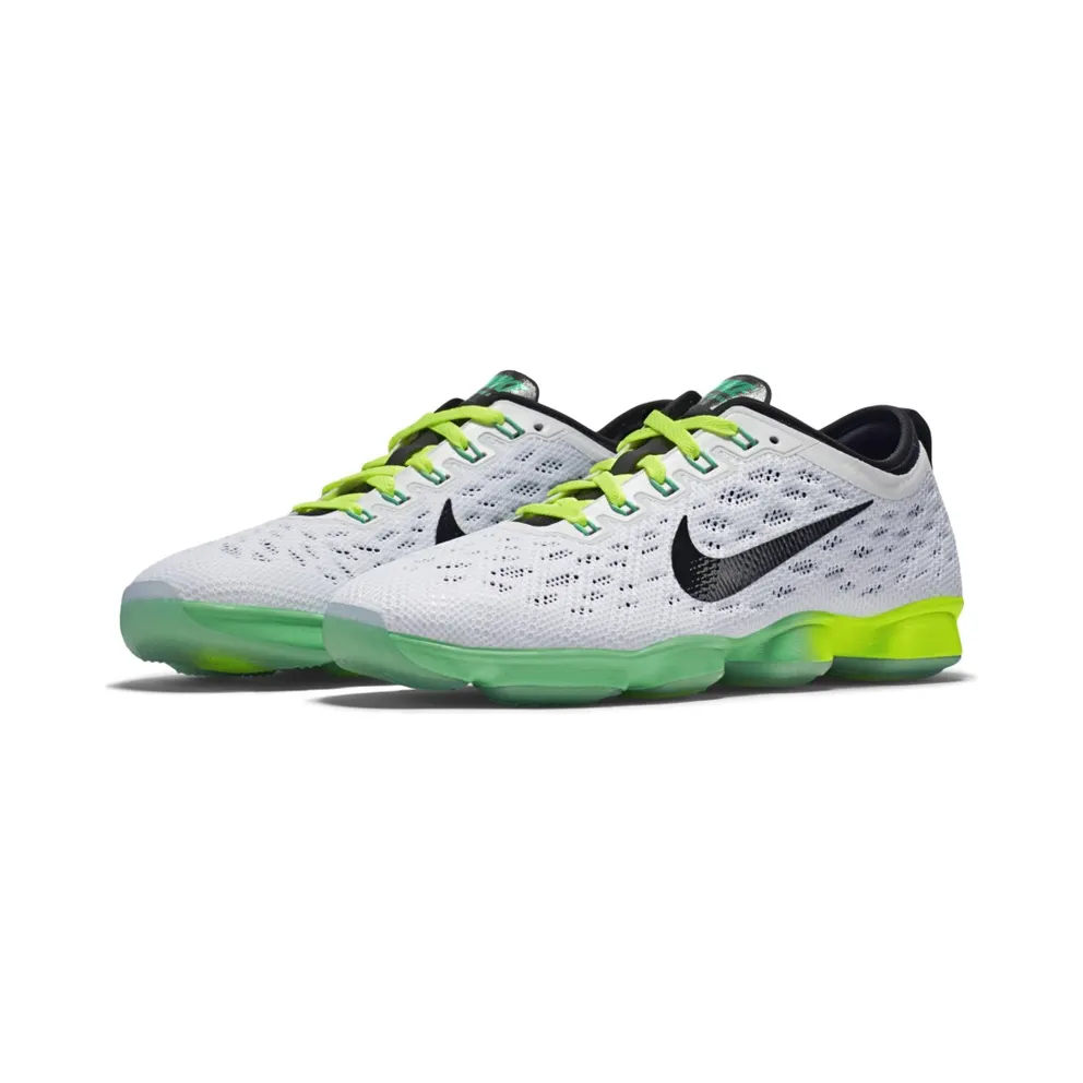 Nike Zoom Fit Agility White Black Green Glow Volt (W) White/Black-Green Glow-Volt Ice (684984-100)