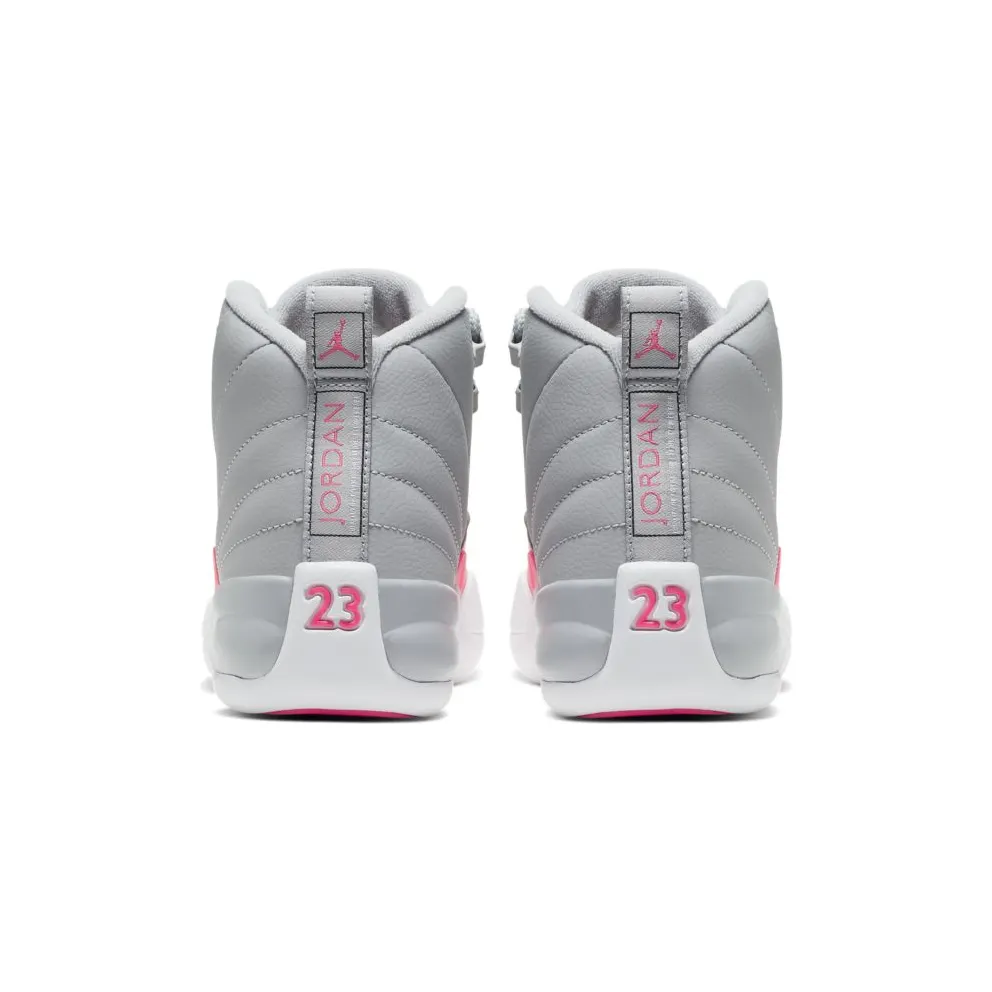 Jordan 12 Retro Wolf Grey Racer Pink (GS) Wolf Grey/Racer Pink-Black (510815-060)
