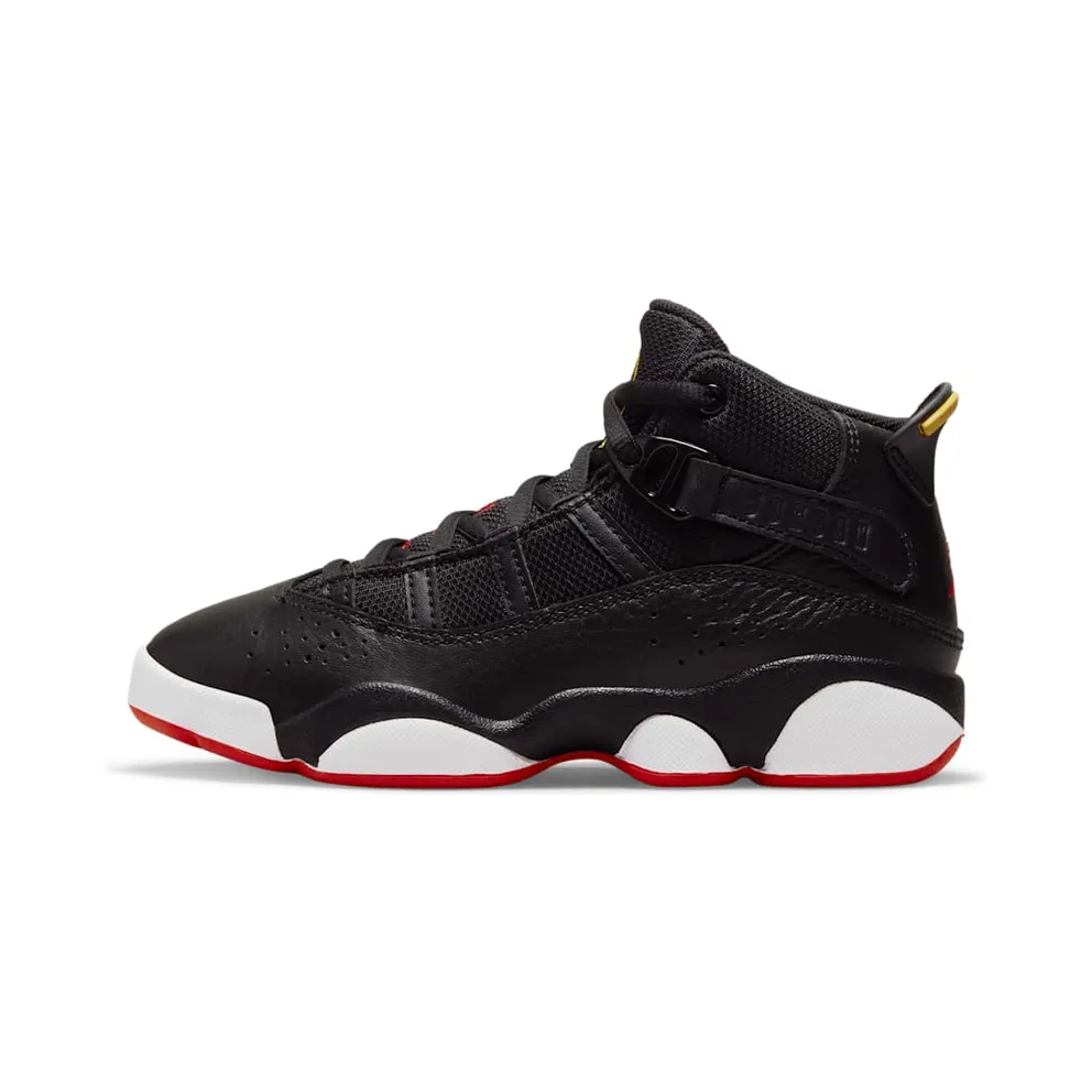 Nike Jordan Kids Black Jordan 6 Rings PS Little Kids Sneakers (323432-063)