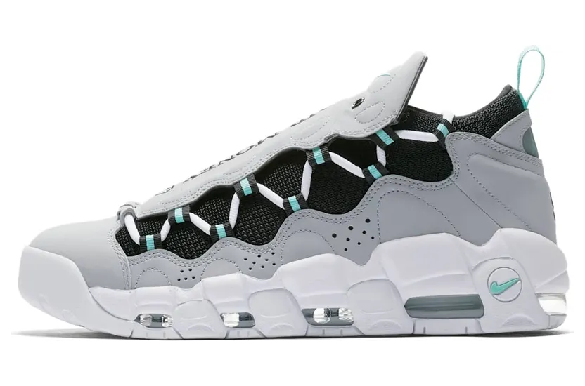 Nike Air More Money Wolf Grey Island Green