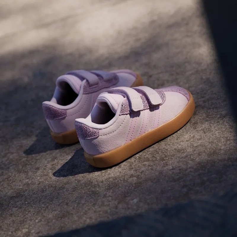 Adidas VL Court 3.0 Sneakers Kids Clear Pink / Clear Pink / Gum (JP7851)