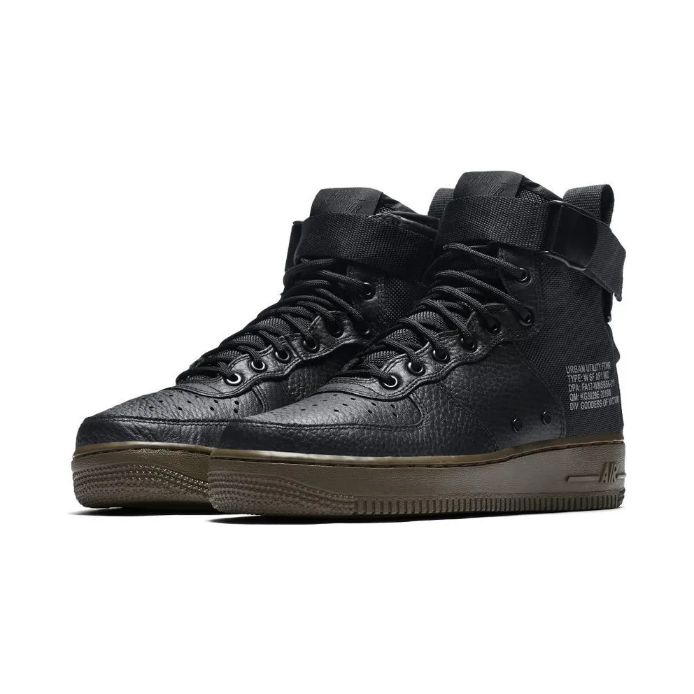 Nike SF Air Force 1 Mid Black Dark Hazel (W) Black/Black-Dark Hazel (AA3966-003)