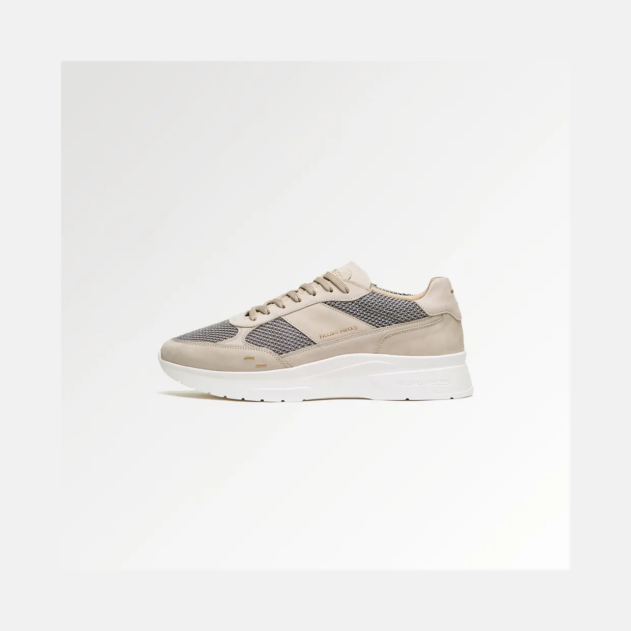 Filling Pieces Jet Runner Mesh Beige