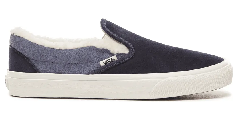 VANS Suède/sherpa Classic Slip-on Schoenen (Paars)
