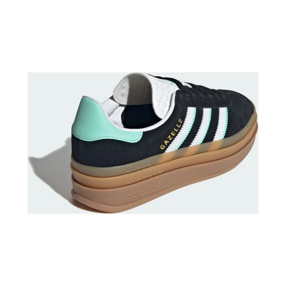 adidas Gazelle Bold Black White Mint Gum (IH6456)
