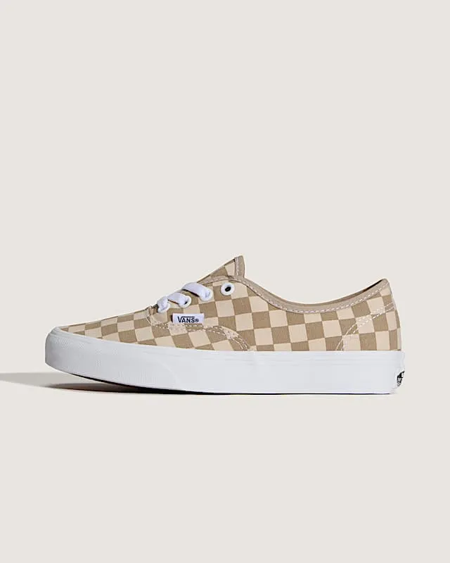Vans Authentic Checkerboard Aluminum Grey Oatmeal Beige (VN000EAD5EC)