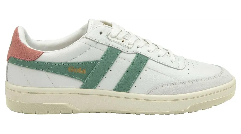 Gola sneaker wit/groene mist/koraalroze (CLB415WN)