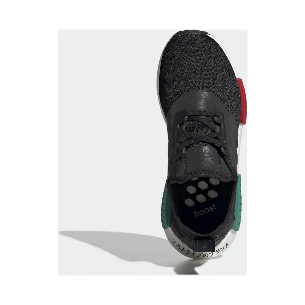 adidas NMD R1 Glory Green (GS) Core Black/Glory Green/Lush Red (EF5855)