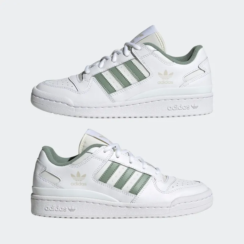 Adidas Forum Low Classic Cloud White / Silver Green / Off White (FZ6532)