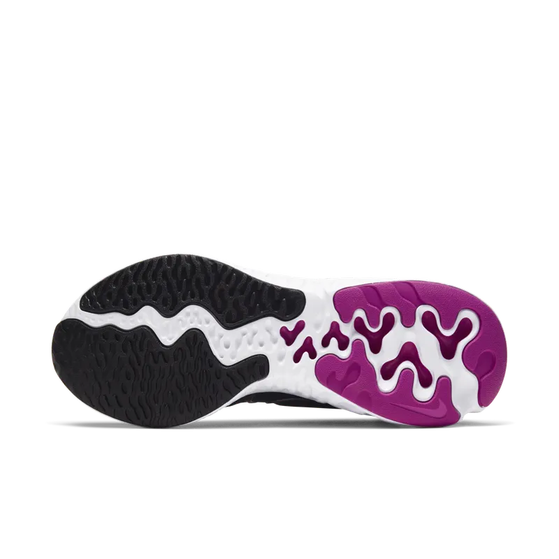 Nike Renew Run Black White (W) Black/White-Fire Pink-Metallic Dark Grey (CK6360-004)