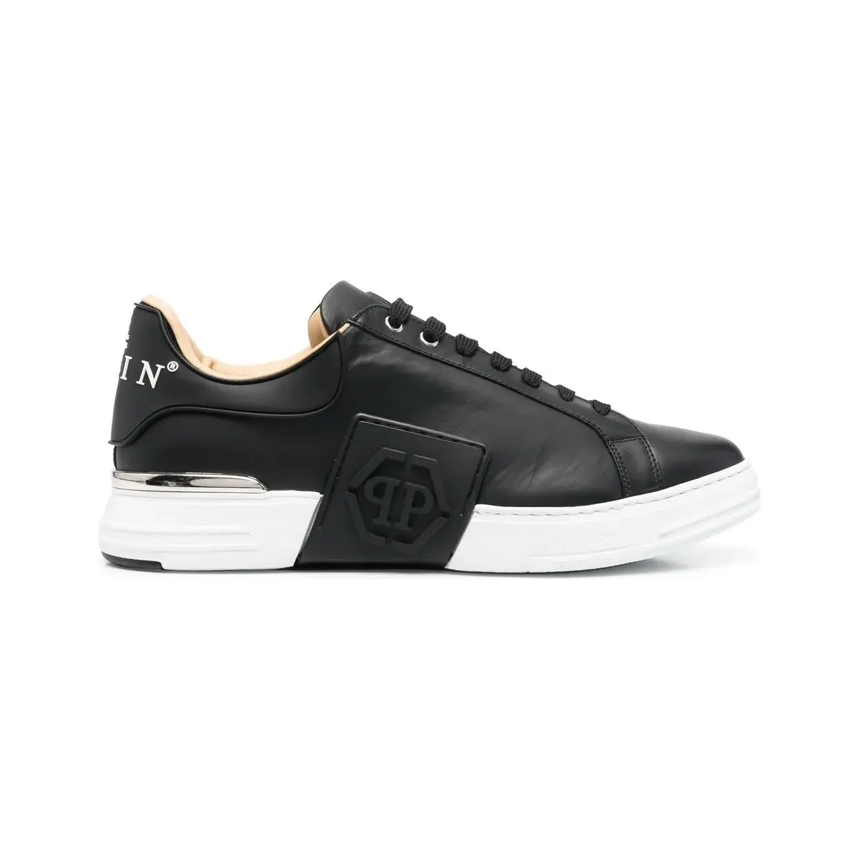 Philipp Plein Hexagon low-top “Black” (FABSUSC0263PLE010N)
