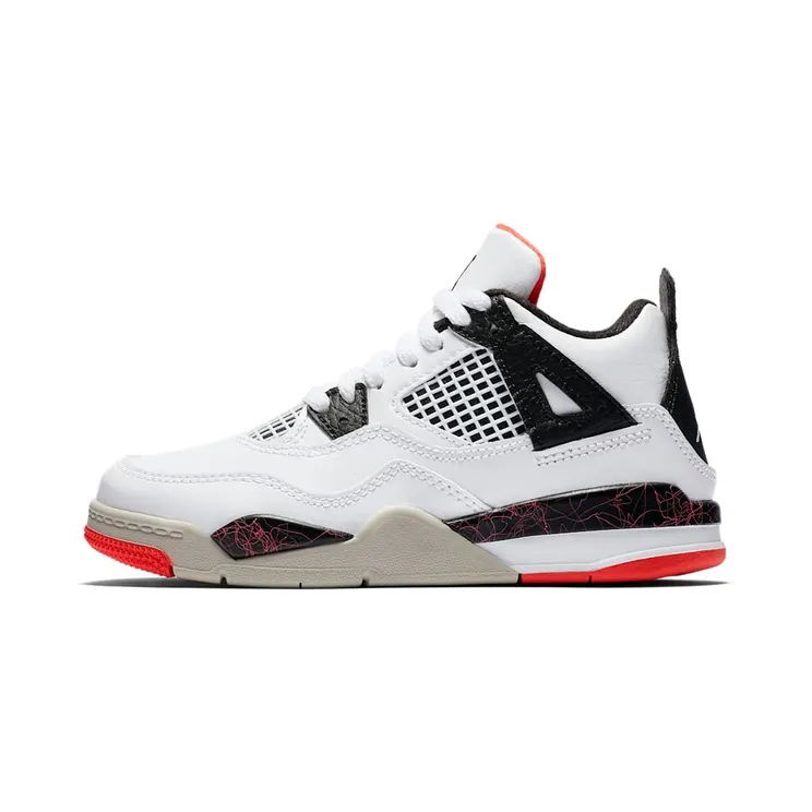 Jordan 4 Retro Flight Nostalgia (PS) “White / Bright Crimson / Black” (BQ7669-116)