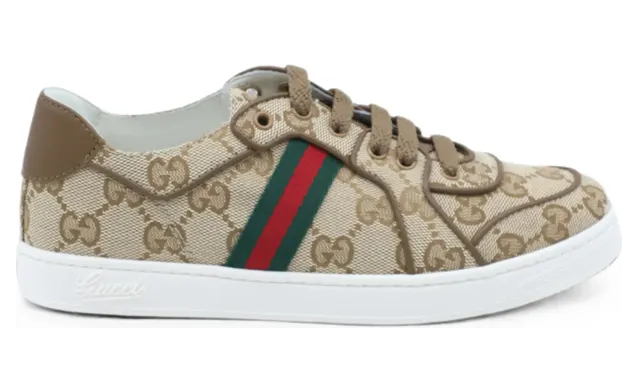 Gucci GG Supreme Web-stripe “Neutrals/Brown” (873450 FAF5F 9644) (4)