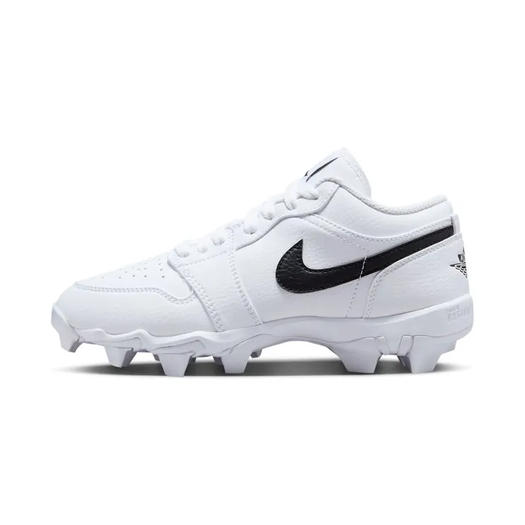 Air Jordan 1 Mid TD Cleat GS “White / Black” (HF6885-100)
