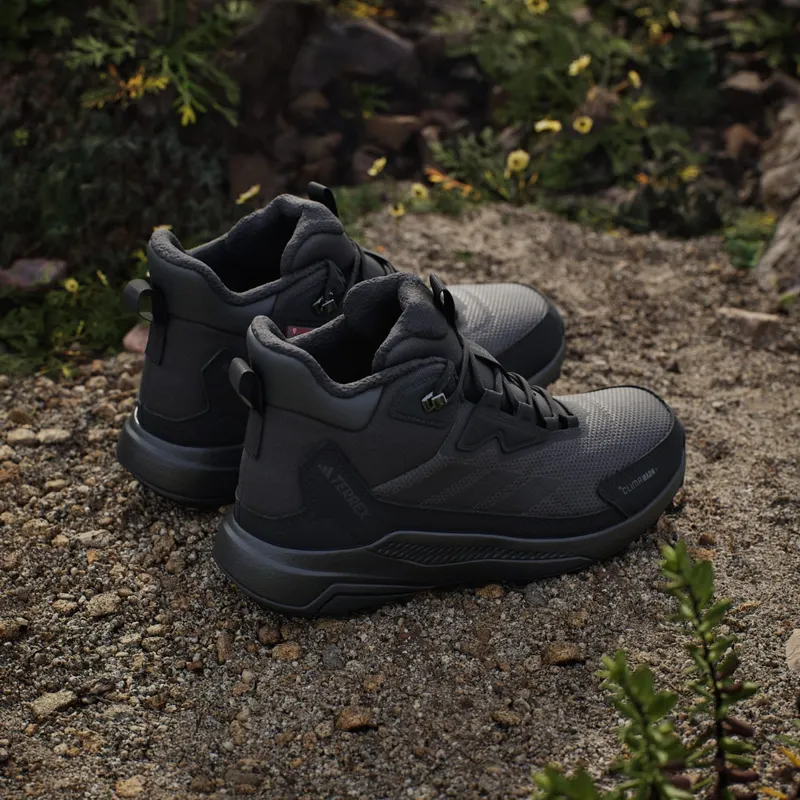 Adidas Terrex Anylander CLIMAWARM+ Hiking Shoes Carbon / Core Black / Grey Six (JH8777)