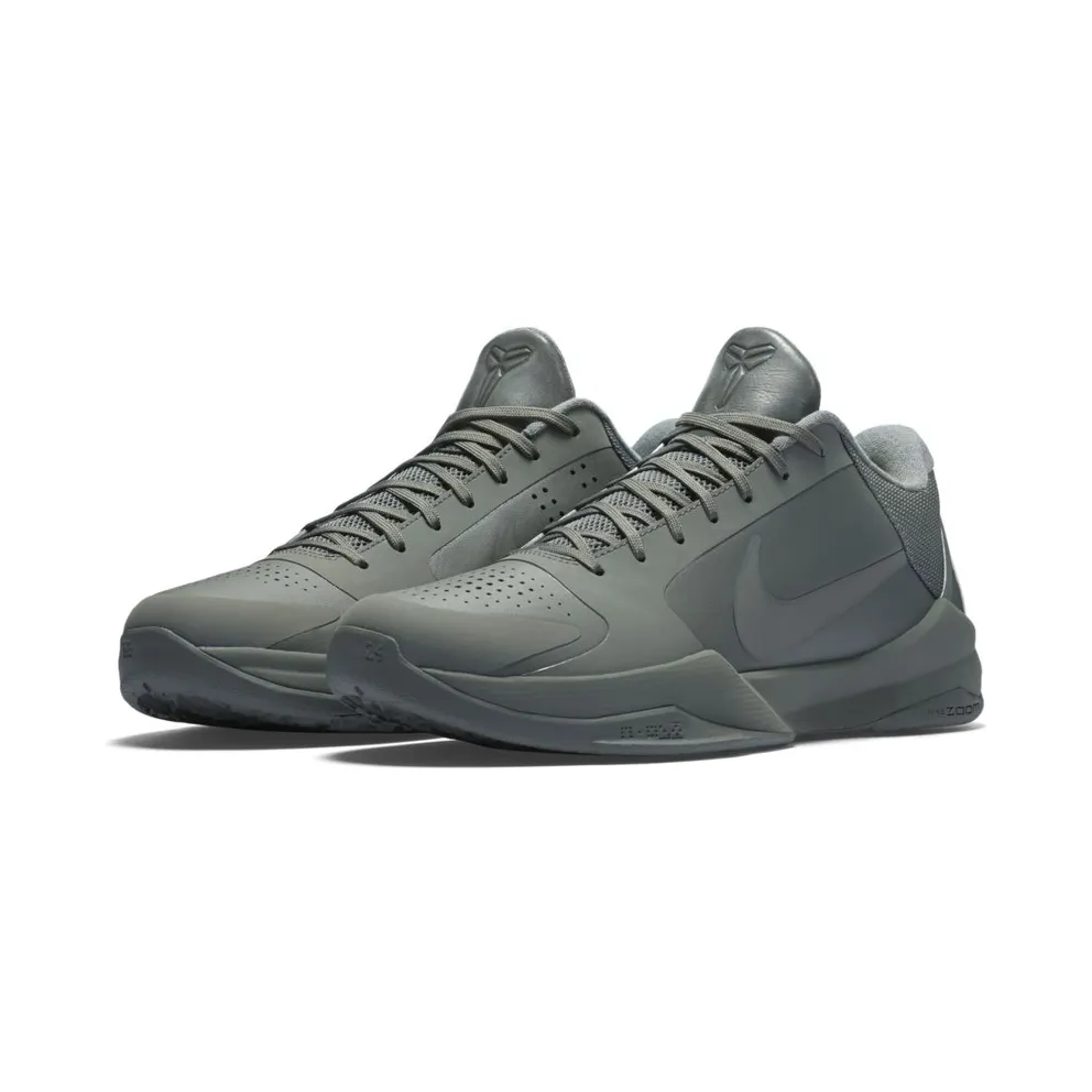 Nike Kobe 5 Black Mamba Collection Fade to Black Tumbled Grey/Tumbled Grey (869454-006)