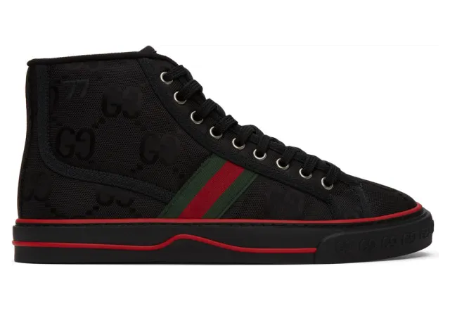 Gucci Black Gucci Tennis 1977 Off The Grid High-Top Sneakers (629241 H9H80)